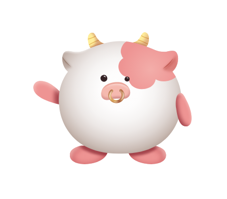 フラワーホーム公式キャラクター「カウカウ君」